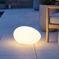 Lampe de jardin LED solaire 40 cm de long pierre design...