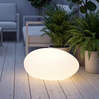 Lampe solaire LED 60 cm changement de couleur IP65 pierre...