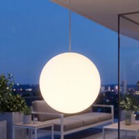 LED H&auml;ngelampe au&szlig;en Farbwechsel 3000-6500K IP54 &Oslash; 45 cm Kugel