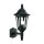 Schwarze Wandlampe Aluminium IP43 Rustikal au&szlig;en