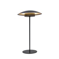 LED Tischleuchte Akku Touch 40 cm IP44 Anthrazit...