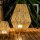 Lampe de table LED à lextérieur IP54 72 cm Rattan Dimmer Télécommande