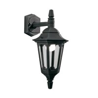 Wandlampe Außen Schwarz Aluminium Haus Terrasse