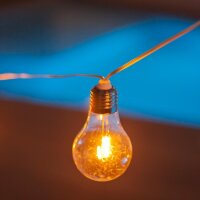 Guirlande lumineuse solaire à LED IP44 4,5 m de...