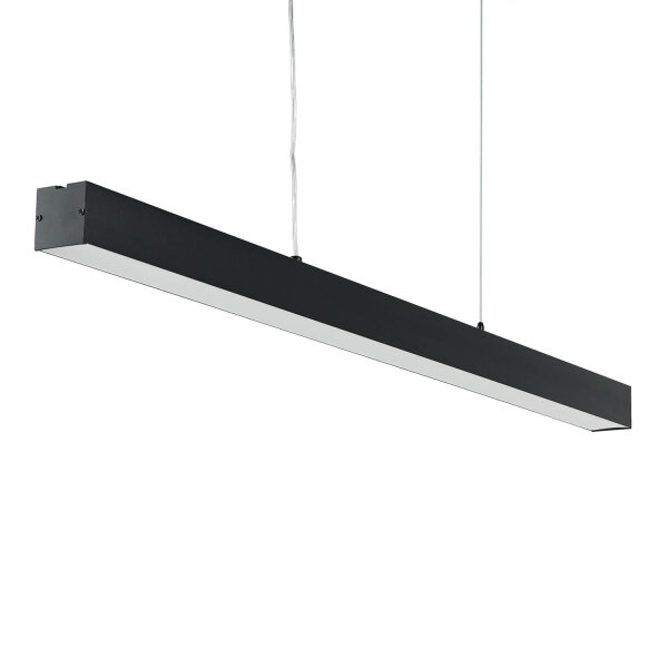Lampe LED à suspendre Noir Métal intensité lumineuse variable L : 100 cm Moderne
