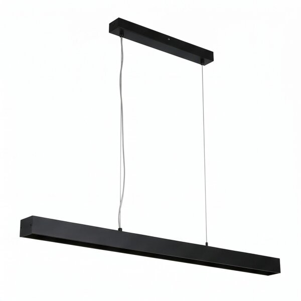 Suspension LED métal dimmable L : 100 cm noir Moderne