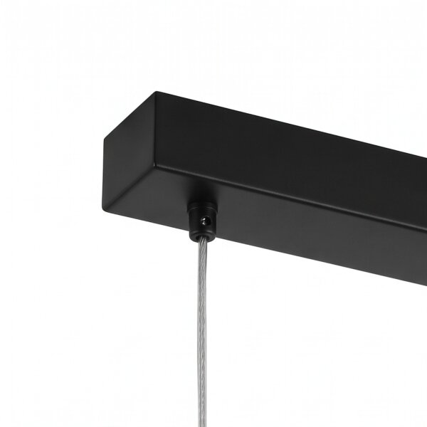 Suspension LED métal dimmable L : 100 cm noir Moderne