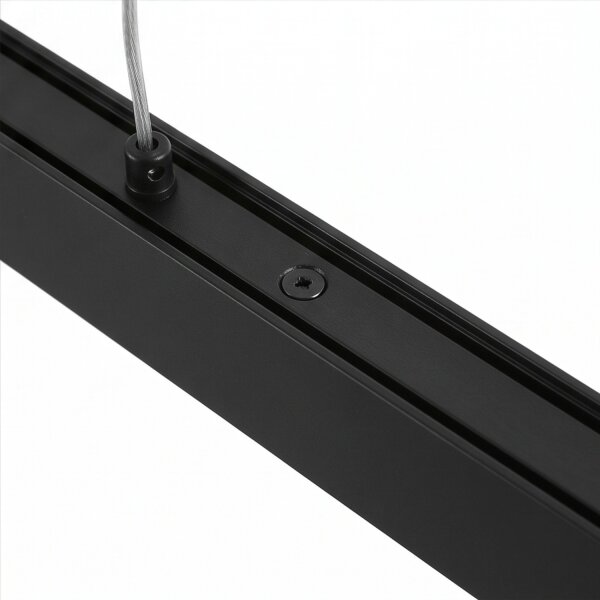 Suspension LED métal dimmable L : 100 cm noir Moderne
