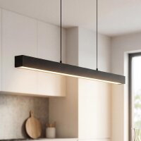 Suspension LED métal dimmable L : 100 cm noir Moderne
