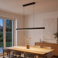 Suspension LED métal dimmable L : 100 cm noir Moderne