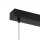 Suspension LED métal dimmable L : 100 cm noir Moderne