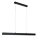 Suspension LED métal noir allongé L : 100 cm