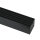 Suspension LED métal noir allongé L : 100 cm