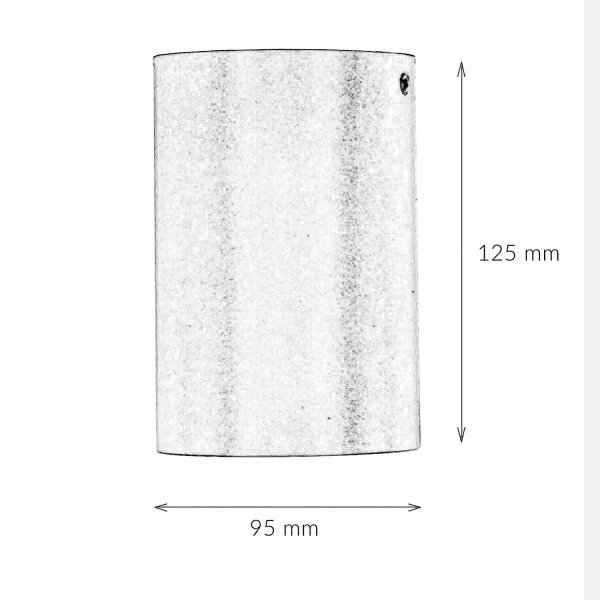 Spot de plafond rond Ø 9,5 cm petit métal GU10 blanc cuivre-or