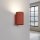 Wandleuchte Rot klein H: 10 cm Aluminium GU10 Indoor