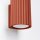 Wandleuchte Rot klein H: 10 cm Aluminium GU10 Indoor