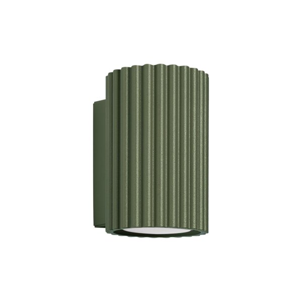 Applique murale GU10 H : 10 cm petite in Vert Moderne Aluminium