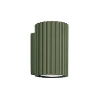 Aluminium Wandleuchte Olivgr&uuml;n GU10 H:10 cm einflammig
