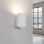 Wandlampe Weiß klein H: 10 cm GU10 aus Aluminium