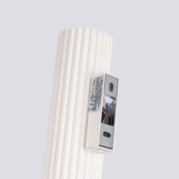 Wandlampe indirekt 2x GU10 H: 20 cm Creme Modern