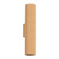 Up Down Wandstrahler H: 30 cm in Gold GU10 2-flammig Modern