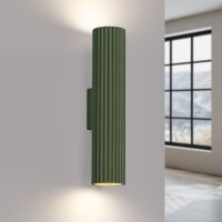 Wandleuchte Up Down Aluminium H: 30 cm Grün GU10...