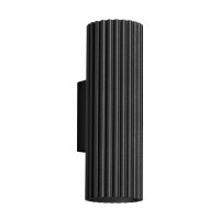 Up Down Wandlampe Innen Schwarz GU10 2 flammig H:20 cm