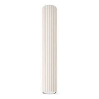 Deckenlampe schmal &Oslash; 6,5 cm H: 40 cm in Creme Modern