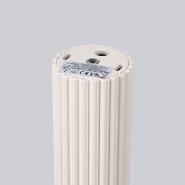 Aufbauspot GU10 in Creme Ø 6,5 cm H: 30 cm schmal BERTA