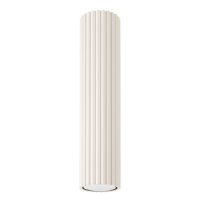 Aufbauspot GU10 in Creme &Oslash; 6,5 cm H: 30 cm schmal BERTA