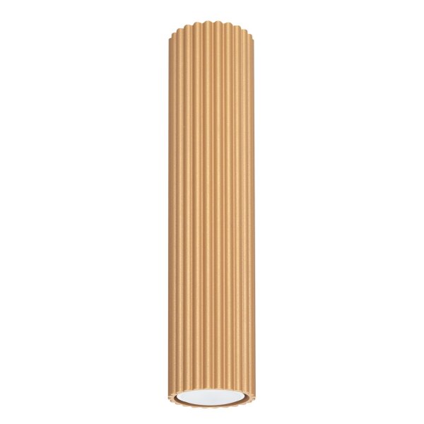 Aufbauspot GU10 D: 6,5 cm H: 30 cm Aufputz in Gold Modern