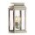 Lampe murale nickel IP44 laiton v&eacute;ritable r&eacute;sistant aux intemp&eacute;ries
