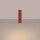 Spot Lampe Decke Aufputz H: 30 cm Ø 6,5 cm Rot Alu GU10