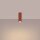 Deckenlampe GU10 H: 20 cm Ø 6,5 cm klein Rot Aufputz Modern