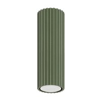 Deckenleuchte schmal &Oslash; 6,5 cm H: 40 cm Aluminium in Gr&uuml;n GU10