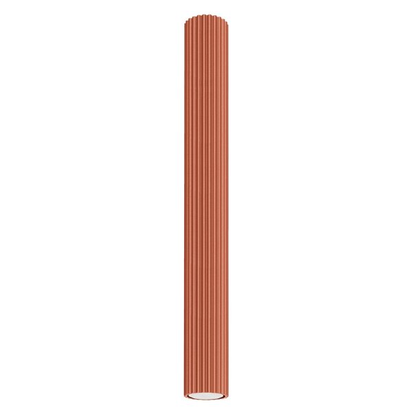 Spot à poser étroit Ø 6,5 cm H : 60 cm GU10 Rouge Moderne Aluminium