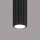 Lampe de plafonnier en saillie Ø 6,5 cm H : 20 cm Noir GU10 Aluminium