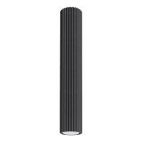 Deckenspot schmal &Oslash; 6,5 cm H: 40 cm Schwarz GU10 Aufputz
