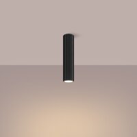 Spot Lampe Decke Schwarz Ø 6,5 cm H: 30 cm GU10...