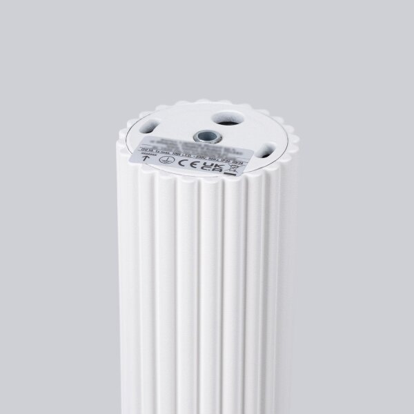 Deckenspot Weiß Ø 6,5 cm 60 cm hoch GU10 Aufputz Aluminium