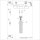 Spot Lampe Decke Weiß GU10 Ø 6,5 cm H: 40 cm Aluminium