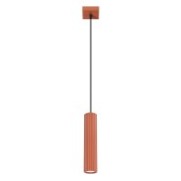 H&auml;ngelampe Rot schmal &Oslash; 8 cm H: max. 118 cm GU10