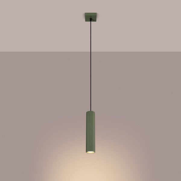 Suspension Vert étroit L : 8 cm H : max. 118 cm GU10 Moderne