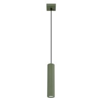 Pendelleuchte Gr&uuml;n schmal B: 8 cm H: max. 118 cm...