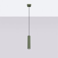 Pendelleuchte Grün schmal B: 8 cm H: max. 118 cm...