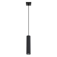 Hängelampe Modern Schwarz schmal B: 8 cm H: max. 118...