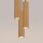 Lampe à suspendre 3 flammes GU10 aluminium L : 19,5 cm en or