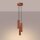 Pendelleuchte 3-flammig GU10 Rot aus Aluminium B: 19,5 cm