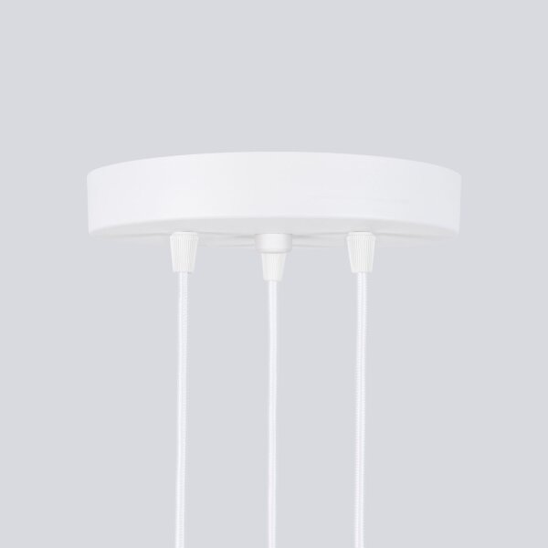 Hängeleuchte 3-flammig GU10 Modern B: 19,5 cm Weiß BERTA