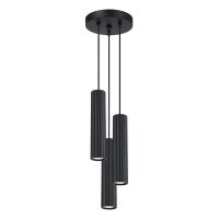 Pendelleuchte GU10 Schwarz Alu L:19,5 cm verstellbar